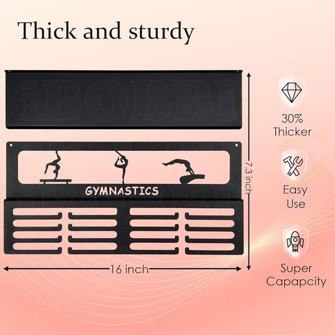 اعتقدت أنها غير قابلة للانزلاق يمكنها أن تفعل ذلك، فهي تعرض رف الكأس على شكل شماعة ميدالية، وعرض شماعة ميدالية للجدار مع 4 صفوف، وعرض ميدالية السباق، عرض حامل ميدالية مطور للجمباز، والسباق، وكرة القدم، والسباحة in Kuwait
