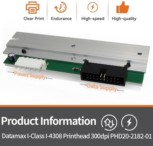 PHD20-2279-01 رأس الطباعة الجديد لـ Datamax I-Class I-4310E MarkII طابعة باركود حرارية OEM استبدال 300 ديسيبل متوحد الخواص in Kuwait