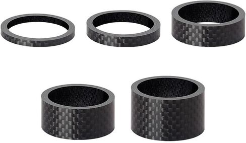 5PCS Bicycle Ahead Stem Spacer, Bicycle Handlebar Spacer Bike Headset Spacers Spacers Stem Spacer Rings 3mm/5mm/10mm/15mm/20mm in Saudi Arabia