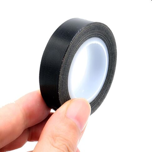 1Roll Heat Resistant Tape, High Temperature Heat Transfer Tape, PTFE Tape,Film Adhesive Tape, 25mm / 1" Width, 10m / 33ft Length, Black 1" / 2.5cm Width in Saudi Arabia