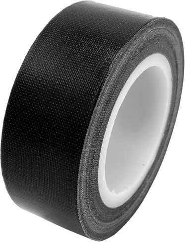 1Roll Heat Resistant Tape, High Temperature Heat Transfer Tape, PTFE Tape,Film Adhesive Tape, 25mm / 1" Width, 10m / 33ft Length, Black 1" / 2.5cm Width in Saudi Arabia