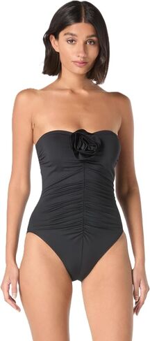kate spade new york Women's Rosette Bandeau One Piece in Saudi Arabia