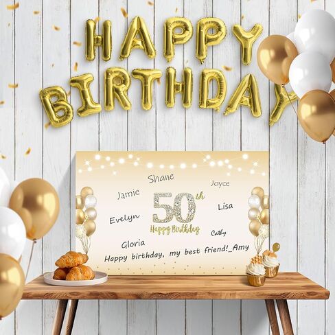 Large 90th Birthday Card With Envelope, Black Gold Happy 90th Birthday Giant Guest Book Gifts for Men Women, Giant Ninety Bday Card Gifts Party Supplies, Back in 1935 Jumbo 90 Bday Card in Kuwait