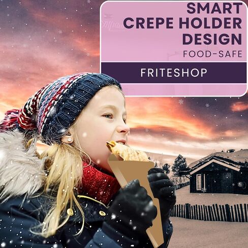 Crepe Holder White, Regular Size - Perforated 250 gram Cardboard - 100 Pieces, 39¢ per holder in Saudi Arabia