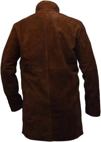 معطف Jasperz Longmire-Sheriff Walt Robert Suede Taylor الجلدي، XXS-3XL in Kuwait