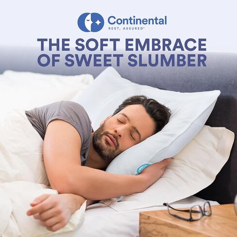 Continental Bedding 550 Goose Down Sleeping Bed Pillow, King (Pack of 1), White in Kuwait