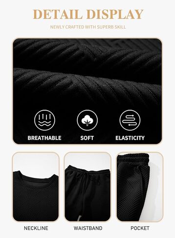 Eytino Womens Plus Size Sweatsuits Casual Short Sleeve Tops High Waist Wide Leg Pants 2 Piece Tracksuit Lounge Sets(1X-5X) in Kuwait