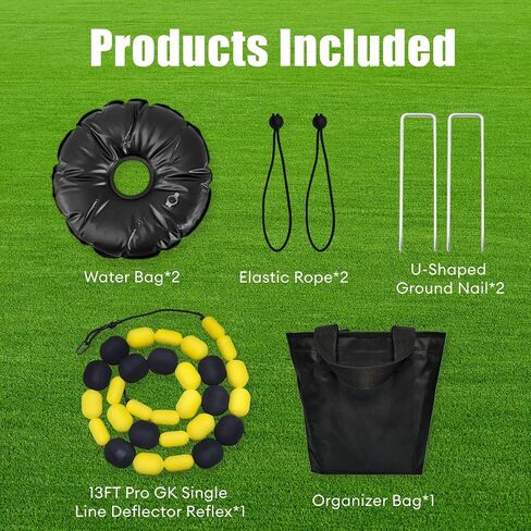 9 FT Goalkeeper Single Line Deflector, Soccer Goalkeeper Deflection Equipment, Multiple Different Refraction Angles, Reflex and Agility Training in Saudi Arabia