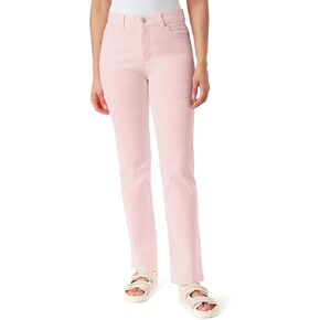 Gloria Vanderbilt Women's Amanda Classic High Rise Tapered Jean, Vintage White, 10 Petite Short