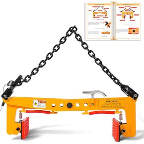 772 lbs Granite Slab Lifting Clamp, Adjustable Range: 11.8-20 in, Heavy Duty Stone Scissor Lifter Clamp for Carrying and Vertical Transport of Marble Concrete Blocks Slate Sheets Curb Stones
