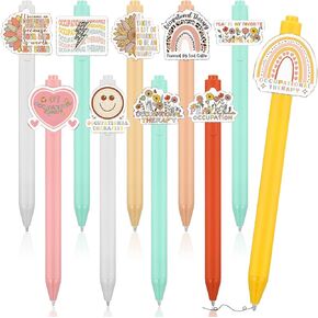 Geyoga 10 Pcs National Social Work Month Gifts Social Worker Gift Social Worker Pen Set Accessories National Social Work Month Pens Bulk for Social Work Month Party Favor