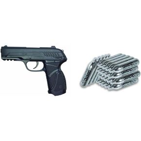 Gamo 611138254 Pt-85 Blowback Pellet Pistol Clampack, 611138254, Black