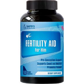 Male Fertility Supplement for Men, Pre Conception for Him Support, Boost Sperm Count, Motility & Health, Men's Prenatal Vitamins with Zinc, Folic Acid, Selenium, Vitamins D,E & More