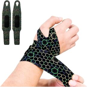 Wrist Wraps, 2Pack Ultra-Thin Wrist Brace, Wrist Straps for Weightlifting Yoga Gym, Wrist Straps Lifting for Men and Women