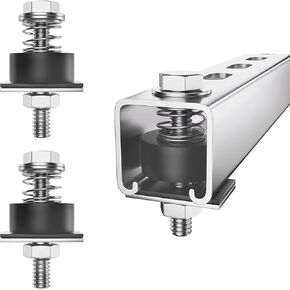 Trolley Roller Wheels Limit Trolley Assembly Positioning for Unistrut Strut Channel with 1-5/8" Wide and All 1-5/8" or Strut Channel Trolley Pack of 4