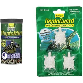 Tetra TetraFauna PRO ReptoMin Pro Sticks Adult Turtle Formula Daily Diet for Aquatic Turtles, 8.11 oz