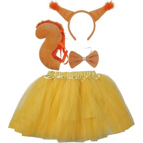Kirei Sui Kids Animal Koala Ears Headband Bowtie Tail & Tutu Costume