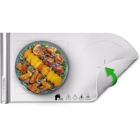 EconoHome Electric Warming Tray - Full Surface Electric Powered Food Warming Mat - Fast Heating, Rollable & Portable 3 Heat Levels Warming Tray, Food Warmer for Parties, Gatherings, Everyday Use