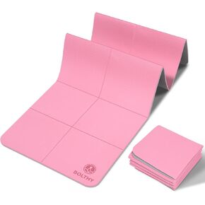 Foldable Travel Yoga Mat (72"x24") - 6mm Experience Comfort and Balance During Your Yoga Practice