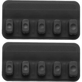 HARFINGTON 2pcs Cable Clips Cable Management for Cord Organizer Cable Clips Bedroom Nightstand Wire Desk Table Accessories Office Spaces Car, Blue