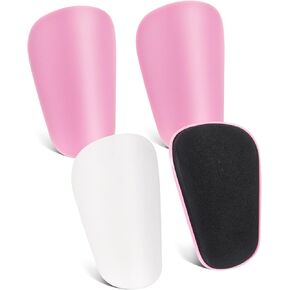 2 Pairs Mini Soccer Shin Guards, Miniature Shin Guard Soccer for All Ages Extra Small Protective Equipment Shin Pads for Men Women