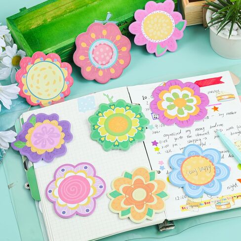 32Pcs Ice Cream Sticky Notes,640Sheet Summer Sticky Notepad Cute Fruit Note Pads Self Sticky Writing Memo Pads Page Marker Supplies Kids Adults Small Gift in Saudi Arabia