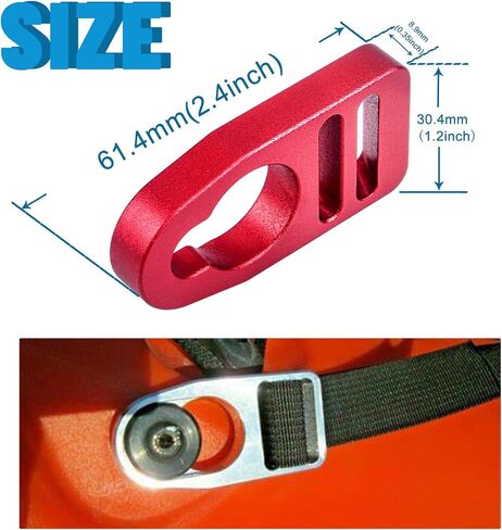 Strap Replacement Buckle Clip Aluminum Seat Clips Replaces Spare Parts Repair Kit Fit for Lifetime Emotion Style Button Type Seat Straps Repair Clip Compatible with Kayak Seats 2PCS in Saudi Arabia