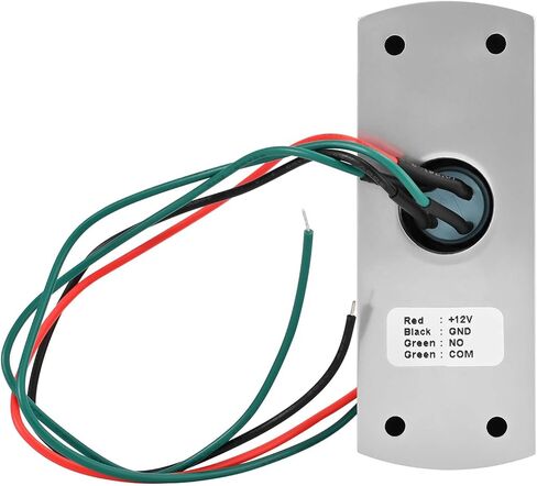Push to Exit Button with LED Indicator Light for Door Access Control System Zinc Alloy Shell Classic Shape in Saudi Arabia