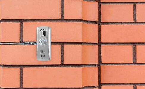 Push to Exit Button with LED Indicator Light for Door Access Control System Zinc Alloy Shell Classic Shape in Saudi Arabia