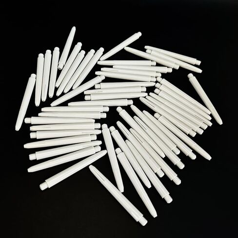50PCS 48mm Dart Shafts Plastic Dart Shaft for Dart Replacement Parts Dart Accessories in Saudi Arabia