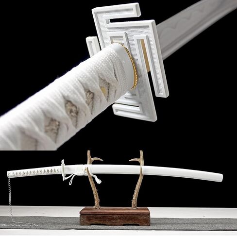 Japanese Anime Samurai Sword Kurosaki Ichigo Cosplay Sword High Manganese Steel Swords Real Weapons Real Katana in Saudi Arabia