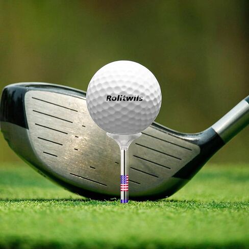 3 1/4'' Golf Tees, 50 Pack - Unbreakable Plastic Tees with Cup 6 Prongs/8 Prongs, Reduces Friction & Side Spin, Long Golf Tees Bulk for Men, Essential Golf Accessories in Saudi Arabia