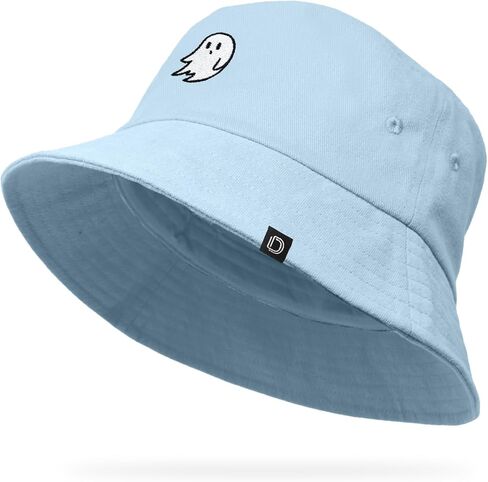 DALIX Ghost Embroidered Bucket Hat in Kuwait