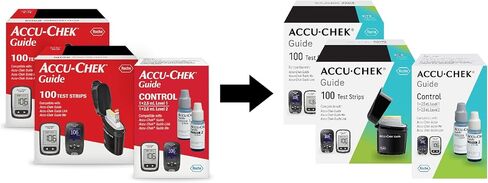 Accu-Chek Guide Glucose Test Strips for Diabetic Blood Sugar Testing (Pack of 100) in Saudi Arabia