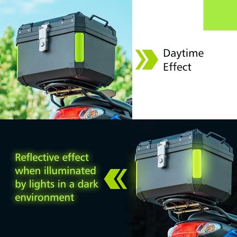 60pcs Reflective Stickers,Reflective Tape Outdoor Waterproof Reflective Strips,Safety Warning Reflective Stickers for Motorcycles, Trailer,Bike, Helmet,Mailbox,Clothing(1.2×3.2", 2×2") in Saudi Arabia