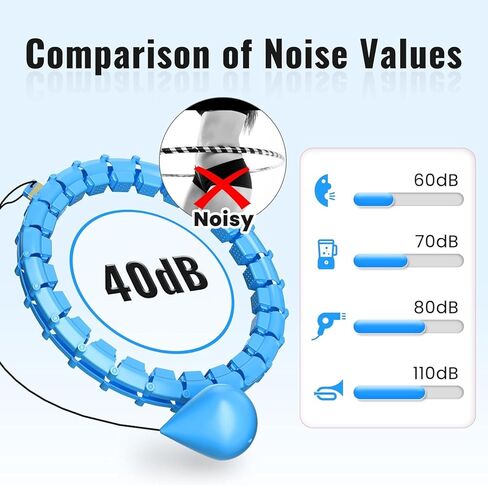 65 بوصة 32 عقدة بالإضافة إلى حجم هادئ مرجح هولا إنفينيتي للياقة البدنية قابل للفصل الأطواق الذكية الصامتة إنفينيتي هولا للنساء 2 في 1 الخصر وتمرين البطن in Kuwait