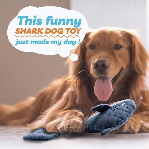 LEGEND SANDY Tough Dog Toys, Stuffed Chew Large Dog Toys to Keep Them Busy, Interactive Squeaky Tug of War Doggie Toy, Crinkle Blue Octopus in Kuwait