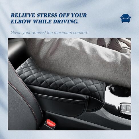 BIBIBO for 2025 Toyota Camry Center Console Cover 2025 Toyota Camry Console Lid,2025 Camry Arm Rest Pad Seat Box Cover,Toyota Camry Interior Accessories 2025 Camry Arm Rest Cover (Thin) in Kuwait