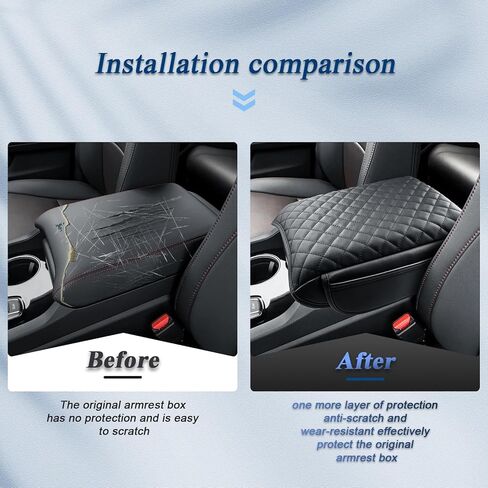 BIBIBO for 2025 Toyota Camry Center Console Cover 2025 Toyota Camry Console Lid,2025 Camry Arm Rest Pad Seat Box Cover,Toyota Camry Interior Accessories 2025 Camry Arm Rest Cover (Thin) in Kuwait