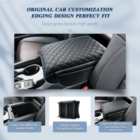 BIBIBO for 2025 Toyota Camry Center Console Cover 2025 Toyota Camry Console Lid,2025 Camry Arm Rest Pad Seat Box Cover,Toyota Camry Interior Accessories 2025 Camry Arm Rest Cover (Thin) in Kuwait