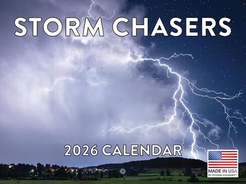 Extreme Weather Calendar 2025 Tornado Storms Monthly Wall Calender 12 Month | Made In The USA in Saudi Arabia
