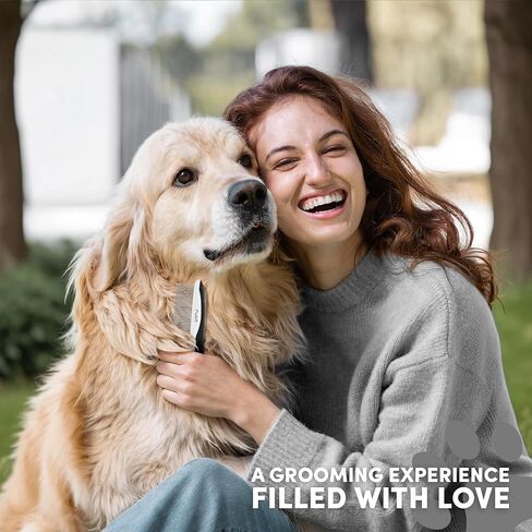 Poodle Pet Dog Combs for Grooming | 2 حزمة | أسنان الفولاذ المقاوم للصدأ إزالة الأوساخ بسهولة | الرعاية المناسبة تمنع العقدة والحصير للحيوانات الأليفة ذات الشعر الطويل والقصير | مقبض قبضة الراحة المضادة للانزلاق (أرجواني) in Kuwait