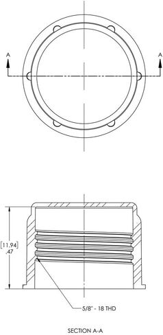 Caplugs 99394435 غطاء بلاستيكي ملولب لتركيبات JIC المتوهجة. لتناسب مقاس الخيط 1/4-36 بوصة CD-2، PE-LD، لتناسب مقاس الخيط 1/4-36 بوصة، أحمر (عبوة من 200 قطعة) in Kuwait