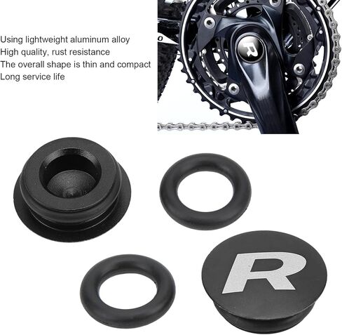 Keenso Crankset غطاء غبار ذراع كرنك غطاء غبار غطاء غبار ذراع كرنك، سبائك الألومنيوم دراجة جبلية غطاء غبار غطاء عمود مركزي مجوف غطاء غبار ذراع كرنك متكامل للطريق in Saudi Arabia