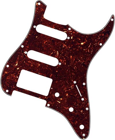 Banworks 3 Ply Strat HSS Pickguard 11-Hole Electric Guitar Pickguard SSH Scratch Plate for USA/Mexican Fender Modern Style Standard Stratocaster ST JT/HB-02 Vintage Green in Saudi Arabia