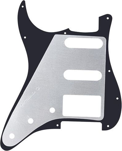 Banworks 3 Ply Strat HSS Pickguard 11-Hole Electric Guitar Pickguard SSH Scratch Plate for USA/Mexican Fender Modern Style Standard Stratocaster ST JT/HB-02 Vintage Green in Saudi Arabia