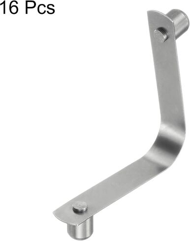 HARFINGTON 16pcs Double Button Kayak Paddle Snap Spring Clip 8x10x60mm 65Mn Spring Steel V-Shaped Solid Lift Telescopic Locking Tube Pole Clips for Tent Umbrella Camping in Saudi Arabia