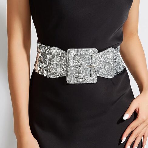CRIZAN Womens Sequins Dance Dress Belly Chain Body Chain Jewelry in Saudi Arabia