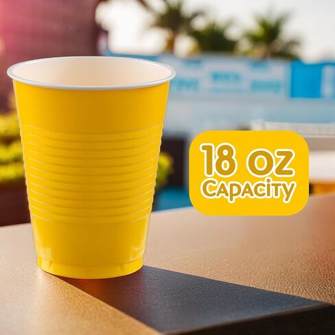 CUP 18OZ PL HI CT BRIGHT PINK (20/20) in Saudi Arabia