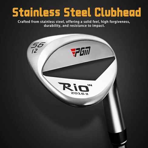 PGM Golf Wedge for Men - 52 Degree Gap Wedge Sand Wedge Lob Wedge Right Hand - Low Center of Gravity - Milled Face for More Spin - Easily Escape from Bunker in Saudi Arabia